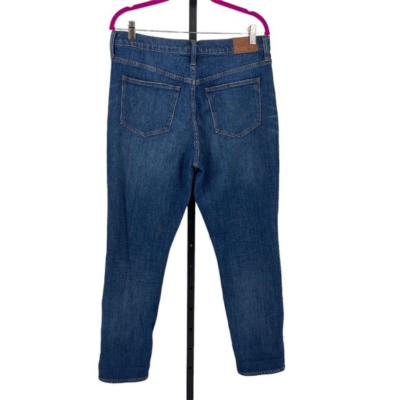 Madewell The High-Rise Slim Boyjean G7199 Milton Wash Women’s sz 29 Distressed - Picture 3 of 12